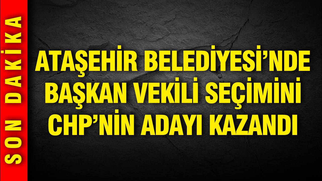 Ataşehir Belediyesi’nde Başkan Vekili Seçimi: Murat Güneş Zaferle Çıktı
