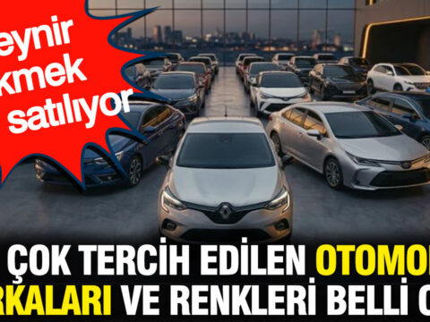 En cok tercih edilen otomobil markalari ve renkleri belli oldu peynir ekmek gibi satiliyor T7GgL4XX